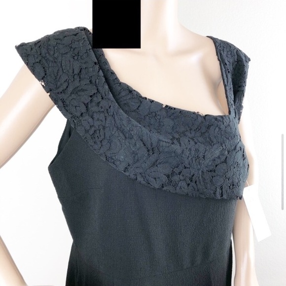 NEW Nanette Lepore Rich Romantics very black dress - Picture 4 of 8